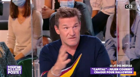Benjamin Castaldi dans "Touche pas à mon poste", le 26 octobre 2020, sur C8