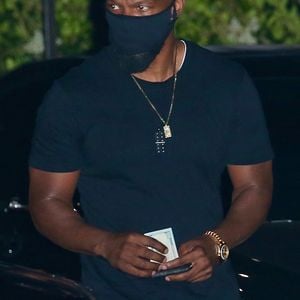 Jamie Foxx au restaurant Nobu dans le quartier de Malibu à Los Angeles pendant l'épidémie de coronavirus (Covid-19), le 30 juillet 2020.