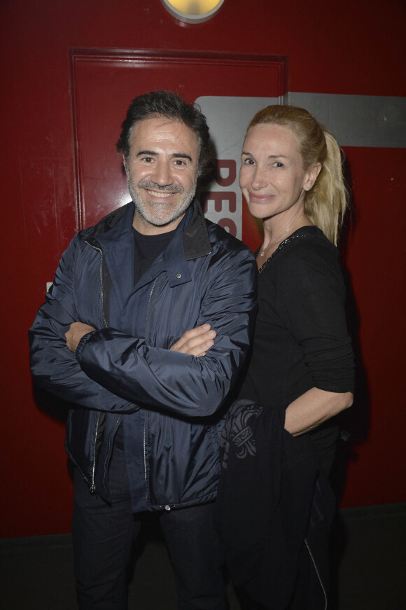 Jose Garcia et sa femme Isabelle Doval - People au concert de Patrick Bruel au Zenith de Paris le 31/05/2013