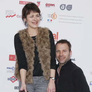 Armelle Deutsch et Thomas Jouannet lors du 15e festival du film de Luchon, en France, le 15 février 2013. 
