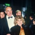 Sean Connery et sa femme Micheline Roquebrune - Archives. 1987