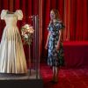 La princesse Beatrice d'York expose sa robe de mariée au château de Windsor, le 23 septembre 2020.