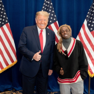 Lil Wayne prend la pose avec le candidat sortant, Donald Trump et s'attire des problèmes : sa copine l'a quitté pour son soutien publique au candidat républicain.