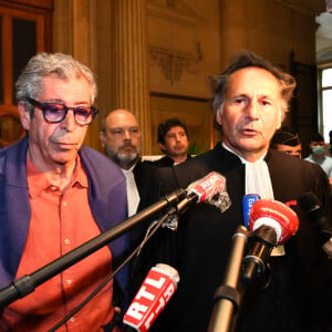 Patrick Balkany à la sortie du palais de justice de Paris après sa condamnation à cinq ans de prison ferme ; et quatre ans pour sa femme Isabelle le 27 mai 2020.
