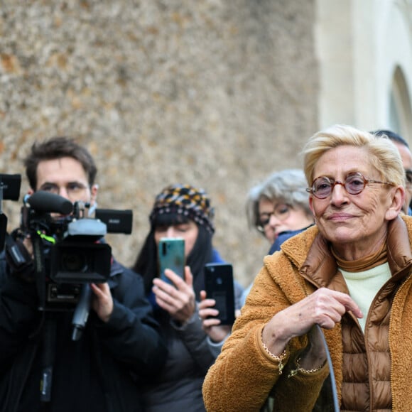 Isabelle Balkany vient chercher son mari Patrick Balkany libéré de la prison de la Santé le 12 février 2020.  