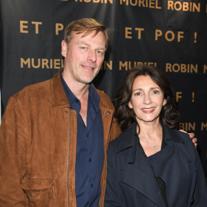 Valérie Karsenti et son compagnon François Feroleto - Générale du nouveau spectacle "Muriel Robin et Pof !" au Palais des Sports à Paris le 3 octobre 2019. © Coadic Guirec/Bestimage