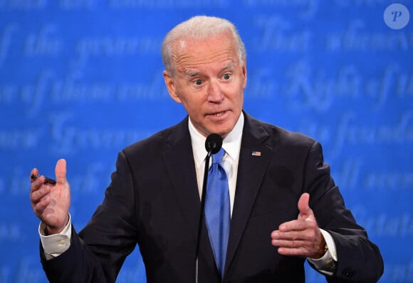 Joe Biden - Dernier débat télévisé entre les candidats Donald Trump et Joe Biden, avant les élections présidentielles, prévues le 3 novembre 2020. Nashville. Le 22 octobre 2020. 