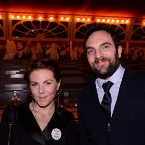 Anne-Elisabeth Blateau, David Mora - Dîner de Gala du Festival Series Mania au Musée des Arts Forains à Paris le 2 décembre 2019. © Pierre Perusseau - Rachid Bellak / Bestimage