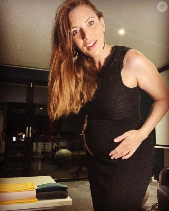 Davina Vigné, la compagne de David Mora, enceinte de 5 mois, photo Instagram du 5 septembre 2020