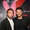 Christophe Beaugrand et son mari Ghislain Gerin lors du gala de charité le grand bal "ParAmour' à l'hôtel de ville de Paris, France, le 14 février 2019. © Denis Guignebourg/Bestimage