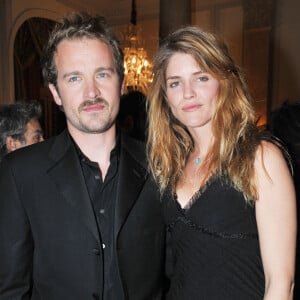Jocelyn Quivrin et Alice Taglioni lors de la remise des prix Romy Schneider et Patrick Dewaere à Paris en 2008.