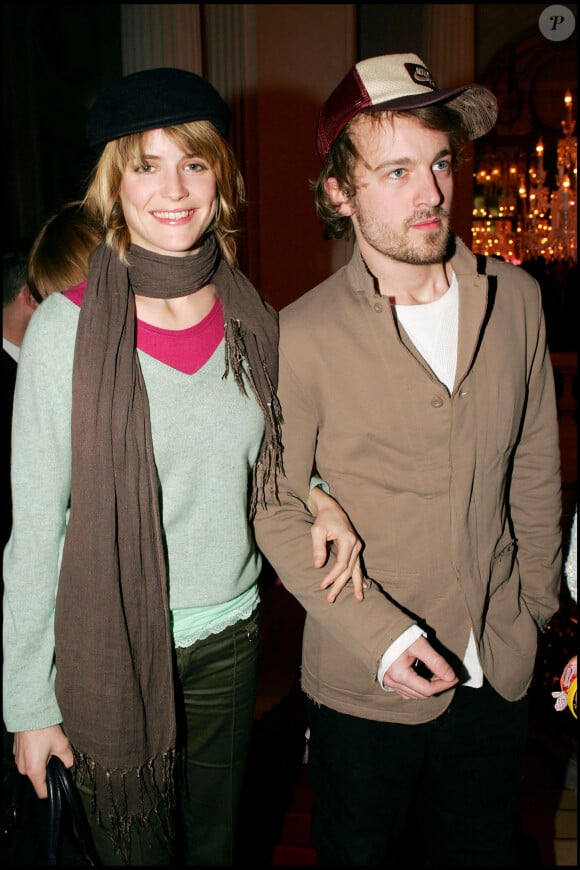 Alice Taglioni et Jocelyn Quivrin en soirée à Paris en 2005.