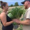 Jérôme avec ses prétendantes Lucile et Alicia dans "L'amour est dans le pré 2020", sur M6