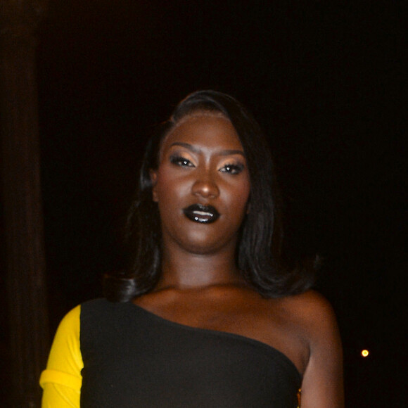 Aya Nakamura arrive à la soirée "le Grand dîner" Fahaid Sanober x Swarovski au restaurant Le Fouquet's à Paris, France, le 23 septembre 2019. © Veeren-Clovis/Bestimage