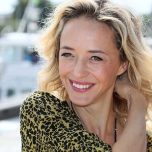 Hélène De Fougerolles pour la série télévisée "Balthazar" au photocall du troisième jour du festival international du film de La Rochelle, France, le 14 septembre 2018. © Patrick Bernard/Bestimage