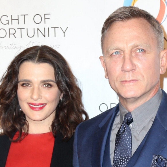 Daniel Craig et sa femme Rachel Weisz à la 11e soirée annuelle Opportunity Network à New York, le 9 avril 2018.