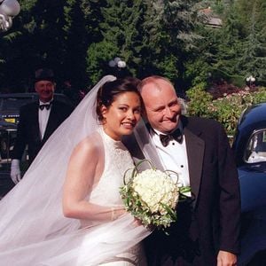 Mariage de Phil Collins et d'Orianne Cevey à l'hôtel Beau-Rivage de Lausanne, en Suisse.