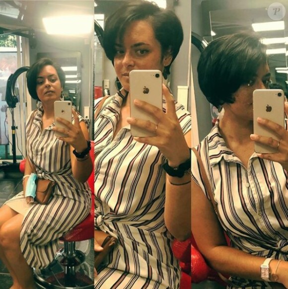 Laetitia dévoile sa nouvelle coupe de cheveux sur Instagram. Le 14 novembre 2020