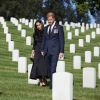 Le prince Harry et Meghan Markle au cimetière national de Los Angeles le 8 novembre 2020. Photo by Lee Morgan/PA Photos