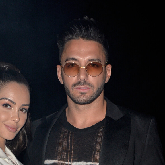 Nabilla Benattia (enceinte) et son mari Thomas Vergara au photocall de l'after party "Magnum x Rita Ora" sur la plage privée Magnum lors du 72ème Festival International du Film de Cannes, France,le 16 mai 2019. © Veeren/Bestimage