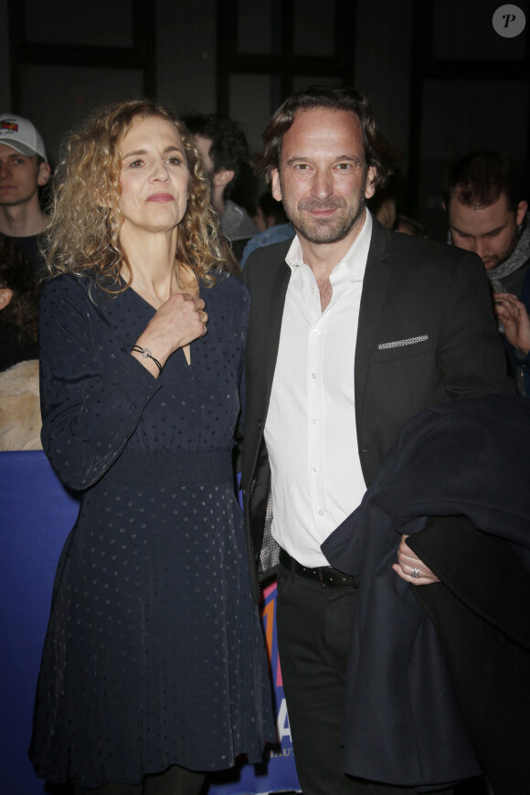 Delphine de Vigan et son compagnon François Busnel - Soirée d'ouverture de la 10e édition du Festival Series Mania à Lille le 22 Mars 2019. © Christophe Aubert via Bestimage 