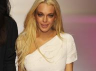 Lindsay Lohan : quand elle présente la collection Ungaro à la Fashion Week... Elle est magnifique ! Mais petite mine...