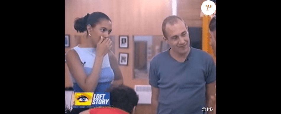 Christophe et Julie dans "Loft Story" en 2001.