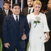 Diego Maradona et sa compagne Rocio Oliva - The Best FIFA Football Awards 2017 au London Palladium à Londres, le 23 octobre 2017. © Pierre Perusseau/Bestimage 