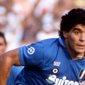 Archives - Diego Maradona lors d'un match de football de 1ere Ligue Italie © Imago / Panoramic / Bestimage