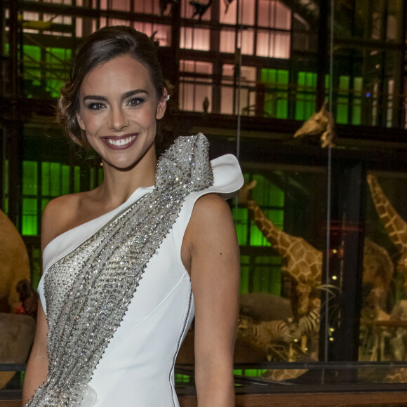 Exclusif - Marine Lorphelin - Dîner de Gala Biodiversité en Danger, Ocean par le Museum National d'Histoire Naturelle à la Grande Galerie de l'Evolution à Paris, le 5 novembre 2019. © Olivier Borde/Bestimage 