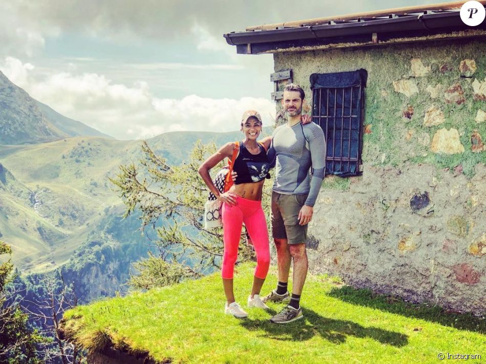 Gil Alma Et Sa Femme Aminata A La Montagne Aout 2019 Purepeople