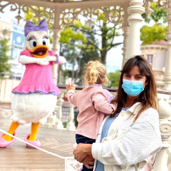 Laetitia Milot et Lyana à Disney, le 31 août 2020