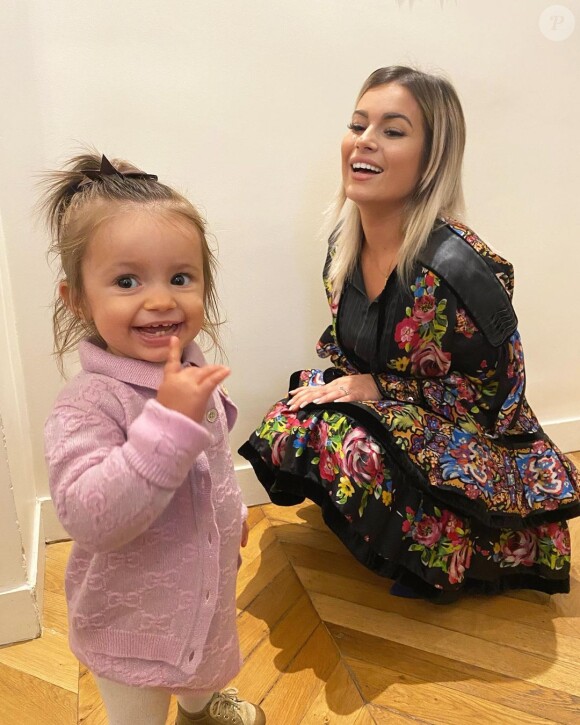 Carla Moreau et sa fille Ruby, Instagram, le 2 décembre 2020