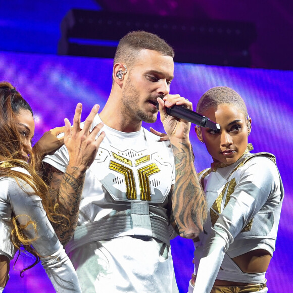 M Pokora en concert au Palais Nikaia à Nice dans le cadre de sa tournée Pyramide Tour le 15 novembre 2019. © Lionel Urman / Bestimage 