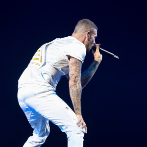 Semi Exclusif - M Pokora en concert au Palais Nikaia à Nice dans le cadre de sa tournée Pyramide Tour le 15 novembre 2019. © Lionel Urman / Bestimage 