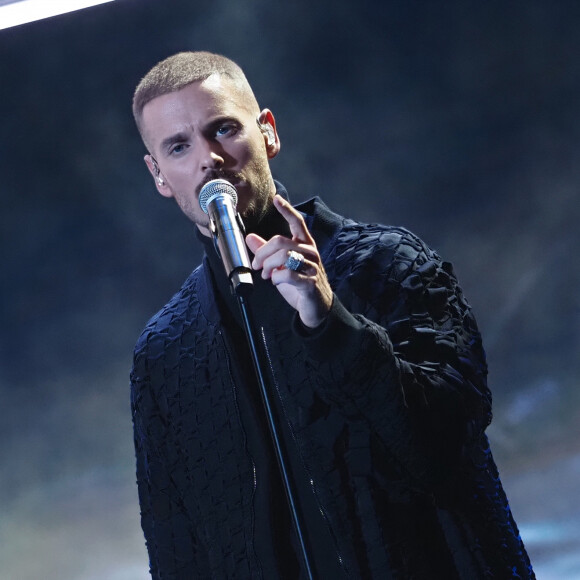 M. Pokora à la 22e édition des NRJ Music Awards à la Seine musicale, le 5 décembre 2020.