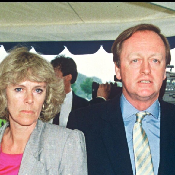Camilla et son mari Andrew Parker-Bowles en 1992.