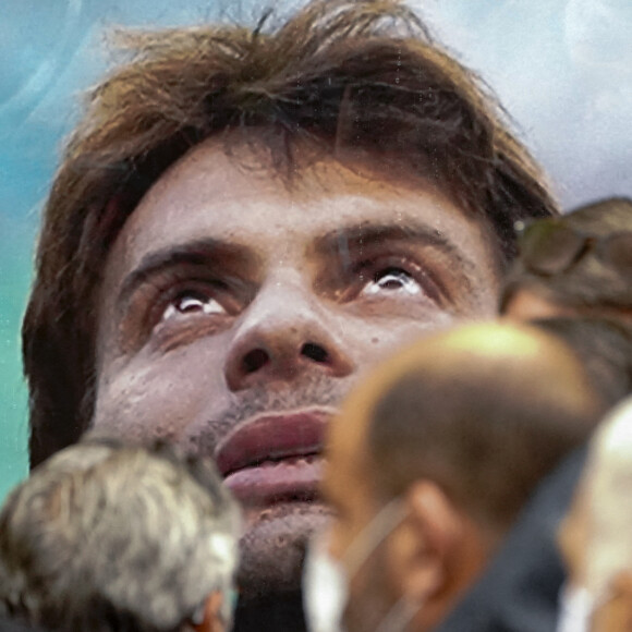 Portrait de Christophe Dominici devant l'église Saint-Louis - Obsèques du rugbyman Christophe Dominici en l'église Saint-Louis de Hyères. © Norbert Scanella / Panoramic / Bestimage