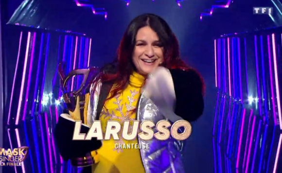 Larusso, gagnante de l'émission "Mask Singer" diffusée sur TF1.