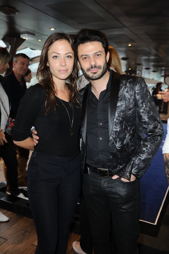 Exclusif - Dounia Coesens et Grégory Bakian - Soirée de lancement de "Pétanque sur seine" proposé par la Compagnie des Bateaux-Mouches en association avec Boboules à Paris le 11 juin 2018. © Guillaume Gaffiot/Bastimage