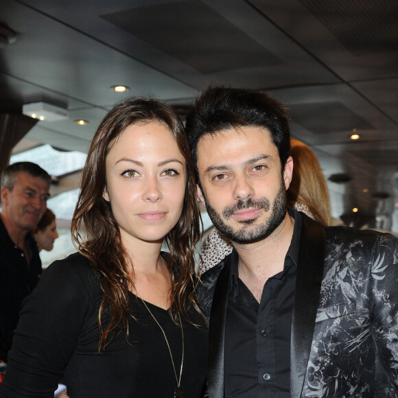 Exclusif - Dounia Coesens et Grégory Bakian - Soirée de lancement de "Pétanque sur seine" proposé par la Compagnie des Bateaux-Mouches en association avec Boboules à Paris le 11 juin 2018. © Guillaume Gaffiot/Bastimage