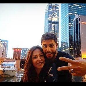 Dounias Coesens et Marwann Berreni de "Plus belle la vie" à Chicago, Instagram, mai 2018