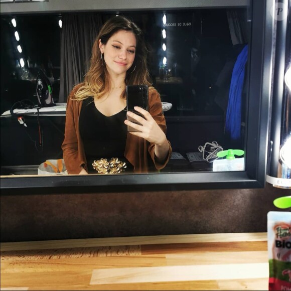 Florence Coste vue dans "The Voice" pose sur Instagram, novembre 2020