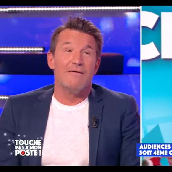 Benjamin Castaldi parle de ses pensions alimentaires dans "Touche pas à mon poste" sur C8, le 9 décembre 2020