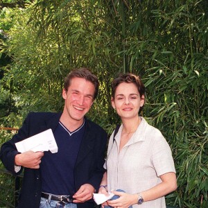 Benjamin Castaldi et son ex-femme Valérie Sapienza, en 1999