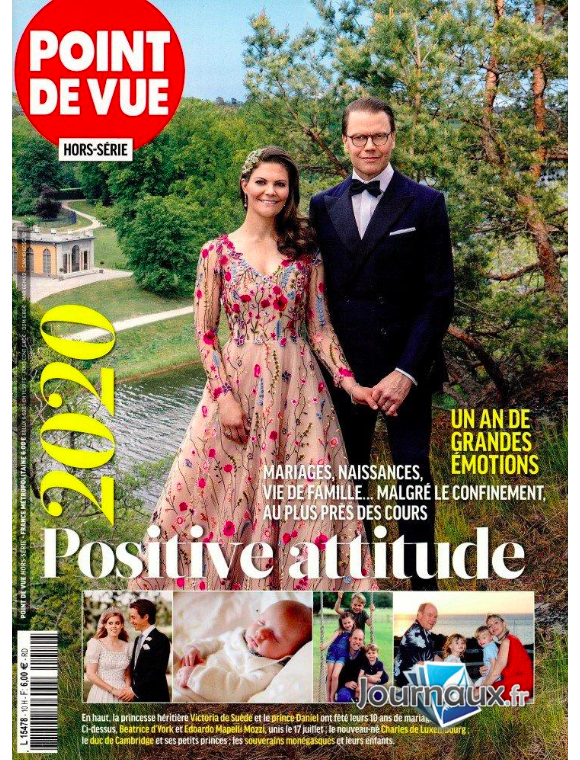 Le prince Emmanuel-Philibert de Savoie et Clotilde Courau dans le hors-série "Point de vue", 2020.