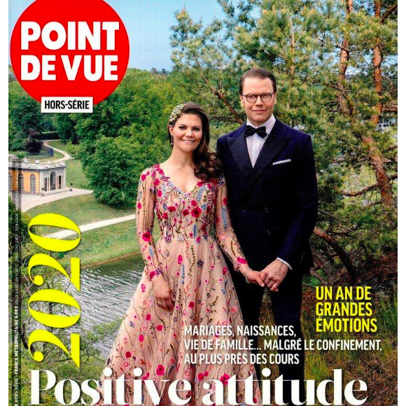 Le prince Emmanuel-Philibert de Savoie et Clotilde Courau dans le hors-série "Point de vue", 2020.