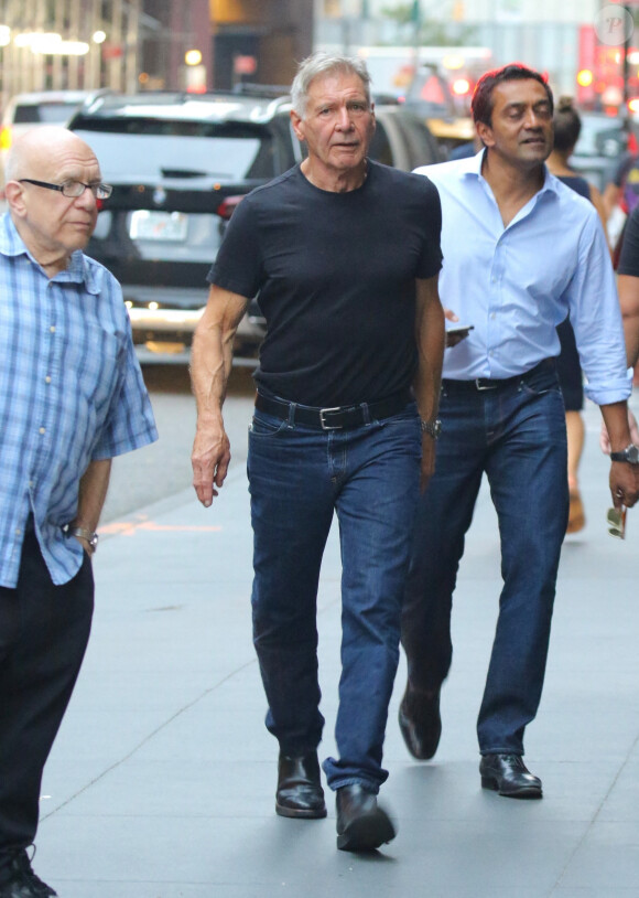 Harrison Ford se balade dans les rues de New York, le 23 septembre 2019