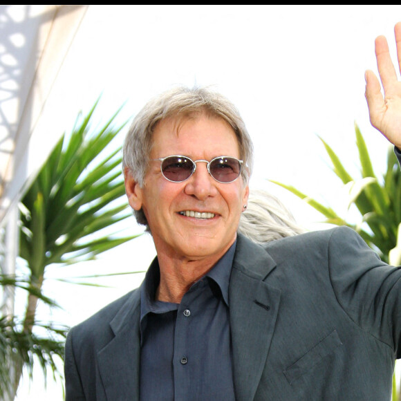 Harrison Ford au Festival de Cannes en 2008 pour présenter "Indiana Jones 4".