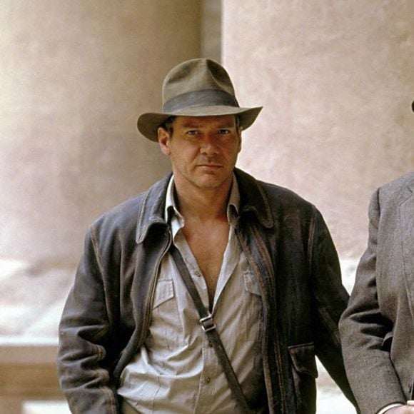 "Indiana Jones et la dernière croisade", 1989, Harrison Ford et Sean Connery.